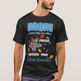 Autismus-Bewusstsein Mama Kinder Mutter Liebe Stol T-Shirt