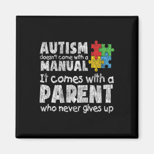 Autismus-Bewusstsein Mama Papa Eltern Autistische Magnet