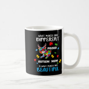 Autismus-Bewusstsein Mama Stolz Mutter Autistische Kaffeetasse