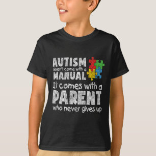 Autismus Bewusstsein Mama Vater Eltern Autistische T-Shirt