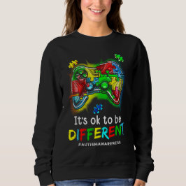 Autismus Bewusstsein Männer Kinder Jungs Video-Spi Sweatshirt