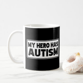 Autismus Bewusstsein, mein Held hat Autismus, Auti Kaffeetasse
