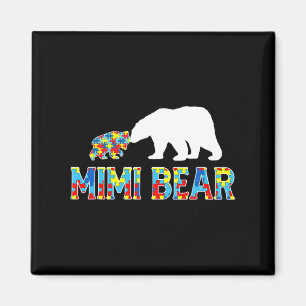 Autismus Bewusstsein Mimi Bären Puzzle Unterstützu Magnet