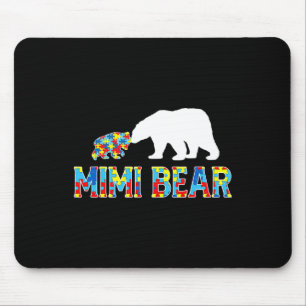 Autismus Bewusstsein Mimi Bären Puzzle Unterstützu Mousepad