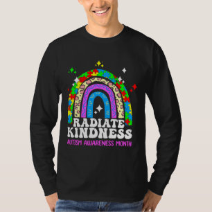 Autismus Bewusstsein Monat Radiate Kindness T-Shirt