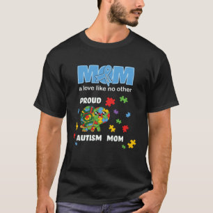 Autismus-Bewusstsein Mutter Mutterliebe Stolz Auti T-Shirt