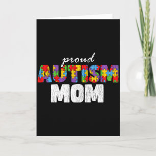 Autismus-Bewusstsein Mutter Stolz Autistischer Soh Karte