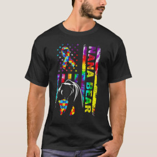 Autismus-Bewusstsein Nana Bär autistisch amerikani T-Shirt