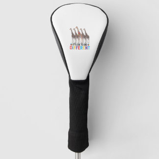 Autismus Bewusstsein Niedlich Giraffe Tier Es ist Golf Headcover