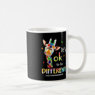 Autismus Bewusstsein Niedlich Giraffe Tier sein Ok Kaffeetasse
