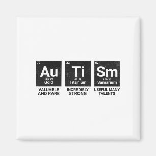 Autismus Bewusstsein Periodischer Tabelle Autismus Magnet