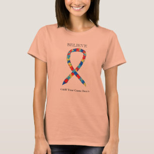 Autismus Bewusstsein Puzzle ASD Ribbon T - Shirt