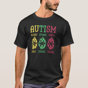 Autismus-Bewusstsein Puzzle Periodensystem Element T-Shirt