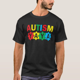 Autismus-Bewusstsein-Puzzleribbon Stolz Autismus Y T-Shirt
