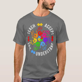 Autismus-Bewusstsein-Puzzleteil Unterstützen Sie K T-Shirt