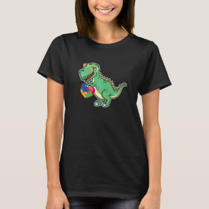 Autismus-Bewusstsein Rex Dinosaurier Sonnenbrille T-Shirt