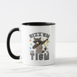 Autismus Bewusstsein Rizz'em mit dem Tism Opposum Tasse