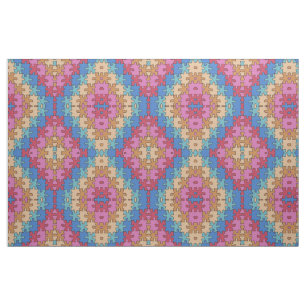 Autismus Bewusstsein - Rose Blau - Puzzleteile Stoff