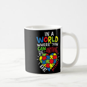 Autismus-Bewusstsein Sei Freundlich Freundlichkeit Kaffeetasse