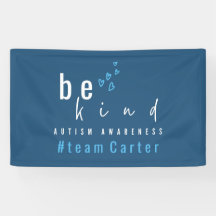 Autismus-Bewusstsein sei nett blau #Team Name benu