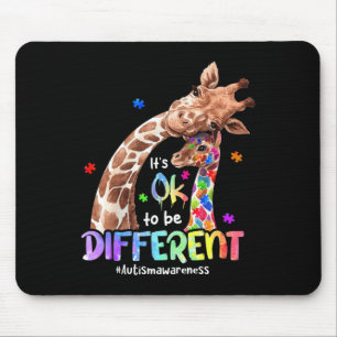 Autismus Bewusstsein sein sein, sein Ok zu sein, a Mousepad