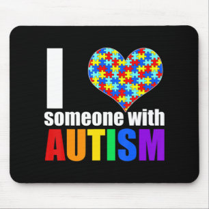 Autismus Bewusstsein Shirt Autismus Mama I Liebe J Mousepad