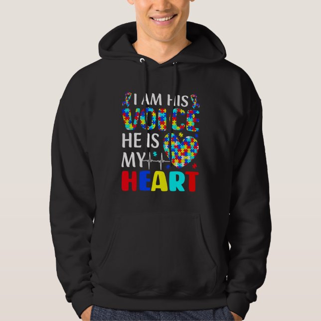 Autismus Bewusstsein Sohn Jungen Kinder Ich bin se Hoodie (Vorderseite)