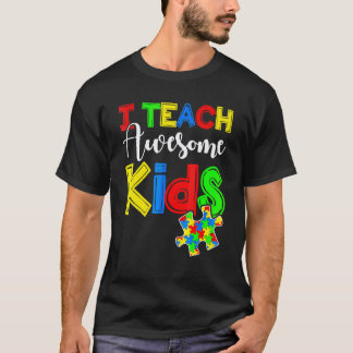 Autismus-Bewusstsein Sonderpädagogik-Lehrer S T-Shirt