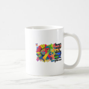 Autismus Bewusstsein Sonnenblumen Shirt Autismus i Kaffeetasse