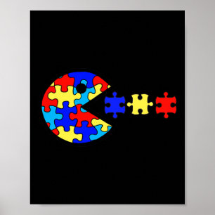 Autismus Bewusstsein Spaß Autismus Puzzle Piece Vi Poster