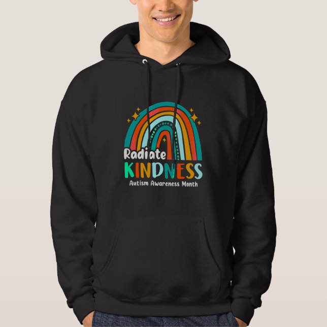 Autismus Bewusstsein Special Ed Teacher Radiate Ki Hoodie (Vorderseite)