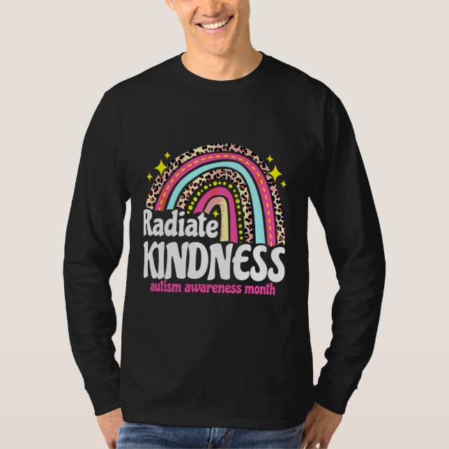 Autismus Bewusstsein Special Ed Teacher Radiate Ki T-Shirt (Vorderseite)
