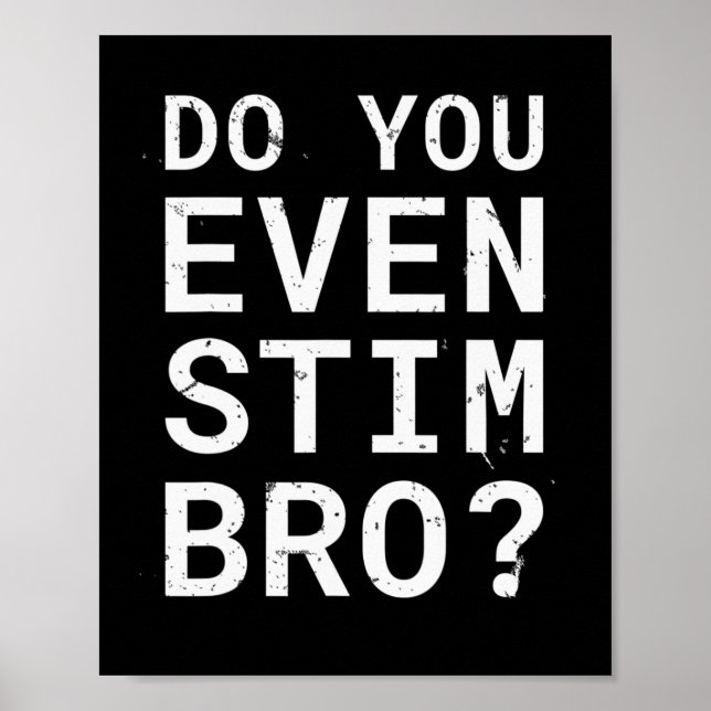 Autismus Bewusstsein, stim Bro Poster (Vorne)