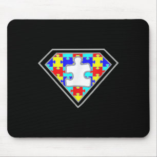 Autismus Bewusstsein Superheran Autismus Geschenke Mousepad