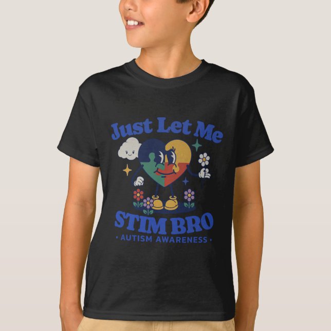 Autismus Bewusstsein Supportive Stimming Niedlich  T-Shirt (Vorderseite)