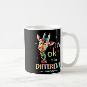 Autismus-Bewusstsein Süße Giraffe Tier Es ist okay Kaffeetasse