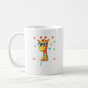 Autismus-Bewusstsein Süße Giraffe Tier Es ist okay Kaffeetasse