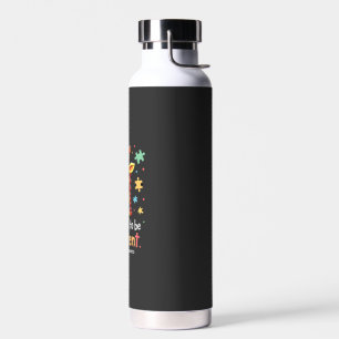 Autismus-Bewusstsein Süße Giraffe Tier Es ist okay Trinkflasche