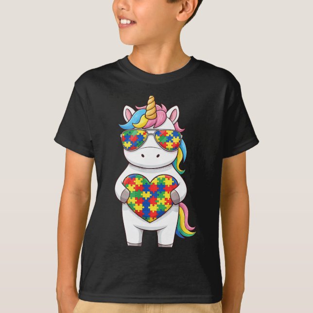 Autismus-Bewusstsein  T-Shirt (Vorderseite)