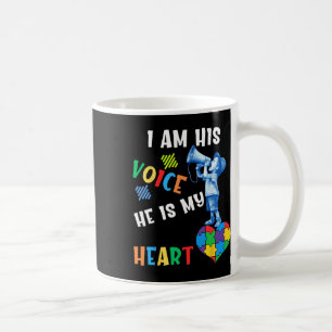 Autismus Bewusstsein T-Shirt Autismus Mama und Vat Kaffeetasse
