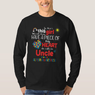 Autismus Bewusstsein Tag Autistische Mädchen Autis T-Shirt
