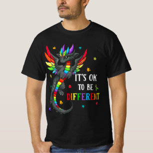 Autismus Bewusstsein Tag Dragon Geschenk ist es ok T-Shirt