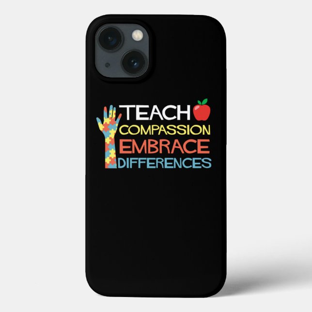 Autismus Bewusstsein Teach Mitgefühl Embrace Diffe Case-Mate iPhone Hülle (Rückseite)