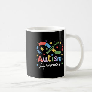 Autismus-Bewusstsein Unendlichkeitssymbol Akzeptie Kaffeetasse