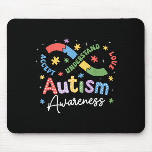 Autismus-Bewusstsein Unendlichkeitssymbol Akzeptie Mousepad
