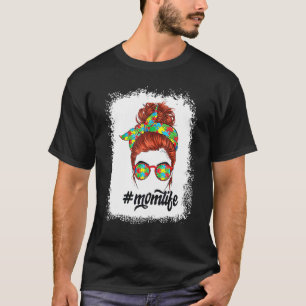 Autismus-Bewusstsein Unordentlicher Knoten Muttert T-Shirt