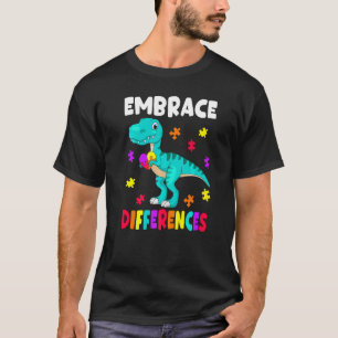 Autismus-Bewusstsein  Unterschiede annehmen Autism T-Shirt