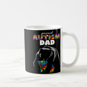 Autismus-Bewusstsein Vater Stolz Autismus Sohn Pap Kaffeetasse