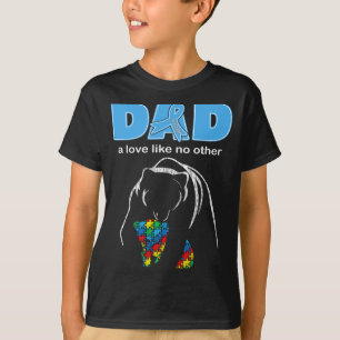 Autismus-Bewusstsein Vater Vater Liebe Stolz Autis T-Shirt