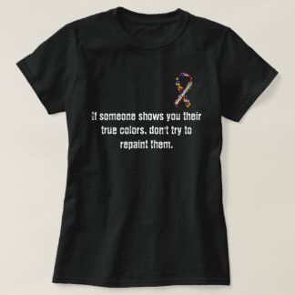 Autismus-Bewusstsein - wahre Farben T-Shirt